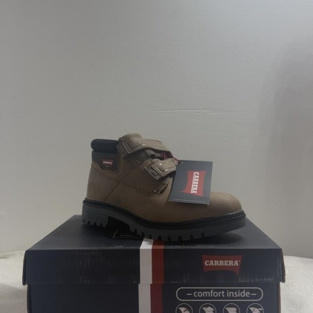 Bottines Boots Montantes Carrera Cuir Noir
