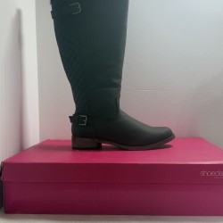Bottes Hautes Matelassées ShoeDazzle Noir