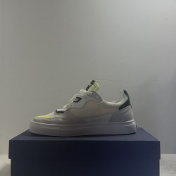 Baskets Basses Piola Gris Jaune Fluo