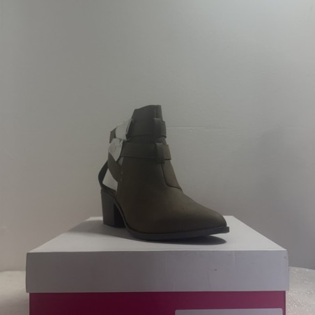 Bottines à Talons JustFab Taupe