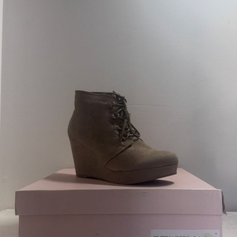 Bottines Compensées JustFab Taupe