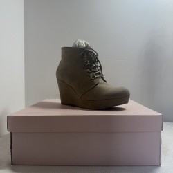Bottines Peep-Toe à Talons JustFab Marron