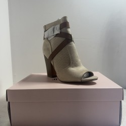 Bottines Peep-Toe JustFab Sable